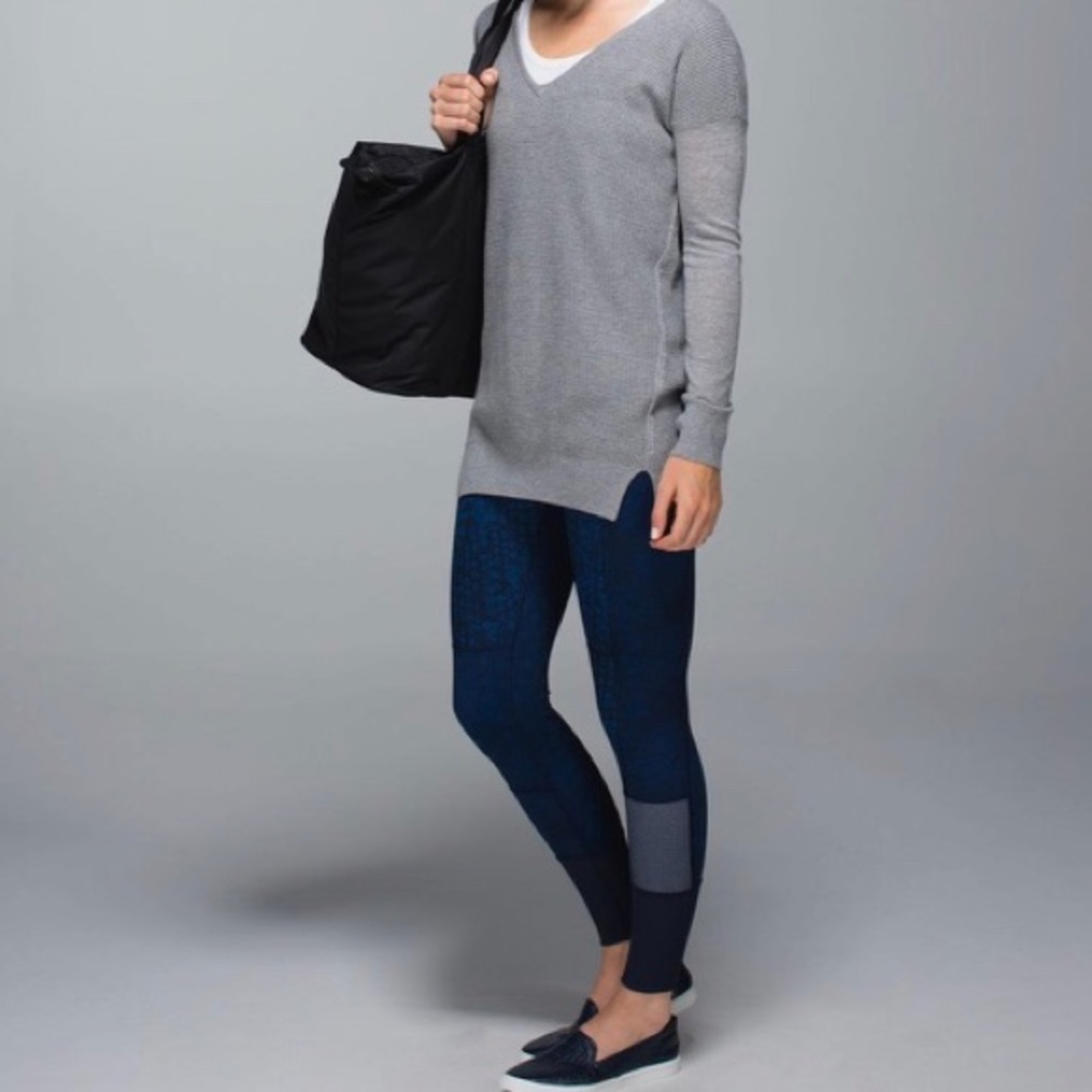 Lululemon Wunder Under Sashiko patchwork tight 6 - Picture 1 of 8